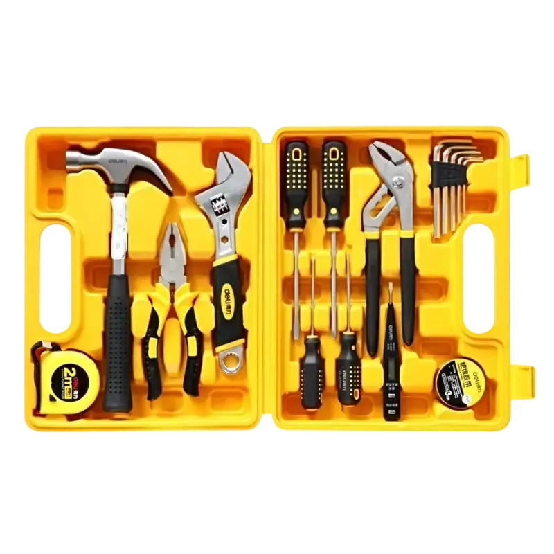 Boite à Outils Multifonctions DELI 16 Pièces Polyvalentes