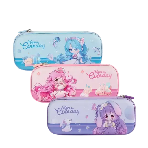 [BC188A-51*C] Trousse Scolaire DELI BEST RACK Motif EVA 3D étui à Stylo 
